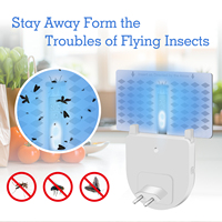 Trampas para Insectos Voladores con Luz LED y Trampa Adhesiva, Eliminadores de Insectos para Interiores, Venta al por Mayor