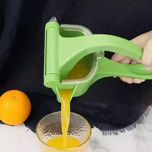 Mascot Multi Purpose 2-In-1 Hand Press Lemon Lime Squeezer For Orange Juices Plastic Long Handle Kitchen Gadgets Home Practical