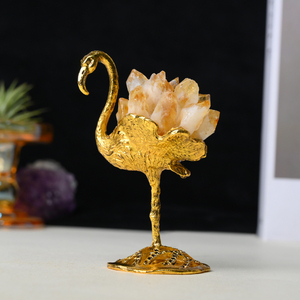 Offre Spéciale : Flamants roses en cristal de quartz brut naturel fait main pour souvenir - Product Image 6