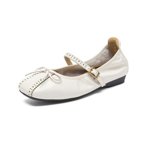 Chaussures pour femmes de la marque <span class=keywords><strong>Pierre</strong></span> Cardin, nouvelles chaussures Mary Janes en cuir véritable, style rétro, baskets antidérapantes, chaussures de marche lumineuses - Product Image 4