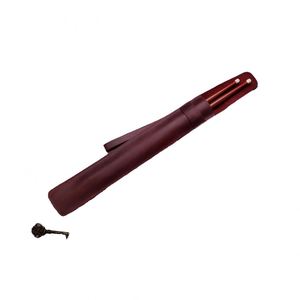 Bolsa y Soporte Portátil para Baquetas de Cuero Genuino Grabado con Asa, Regalo Promocional para Músicos - Product Image 3