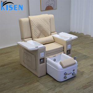 Chaises de manucure et pédicure modernes à prix de gros, mobilier de salon de beauté et SPA, avec bain de pieds à jets personnalisé et massage intégré - Product Image 1