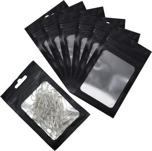 Custom Printed Custom Mylar Bags With Window <strong>Holographic</strong> Ziplock Mylar Bags Add Your Own Logo File Black Mylar Bags 6 By 4 - Product Image 5