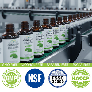 Жидкие добавки Гинкго Билоба под собственной торговой маркой (OEM) для улучшения работы мозга: натуральный травяной экстракт листьев Гинкго Билоба в каплях - Product Image 6