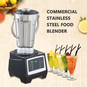 1 Gallon Stainless Steel Commercial Food Blender 4l Commercial Blender For Smoothies Milk Topping Teapresso Milkshake Machine