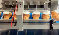 Machine automatique de remplissage de beignets au chocolat, machine de remplissage de croissants à vendre