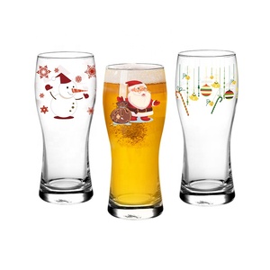 Promoción venta al por mayor precio de fábrica 16 Oz de logotipo personalizado impresión en forma de Nonic pinta de <span class=keywords><strong>Ipa</strong></span> De La Torre de cerveza highball vaso de vidrio - Product Image 1
