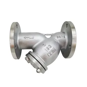 Industry AISI316L Strainer Y type Strainer Filter fittings Flange end in china