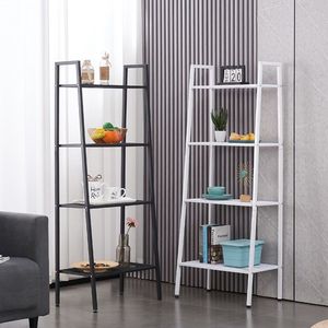 Youhui Bookshelf Display <b>Shelf</b> 5 Tier White Storage Unit For Bedroom Living Room <b>Modern</b> Minimalist Design - Product Image 2
