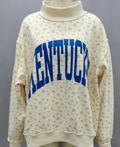 カスタムロゴ文字女性用特大長袖リバーシブルプルオーバースウェットシャツ刺繍プリントモックネックパーカー冬秋 - Product Image 1