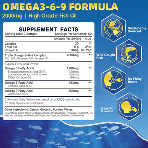 Suplemento dietético de alta potencia OEM/ODM para fortalecer articulaciones y huesos, aceite de pescado omega-3 orgánico en cápsulas blandas, precio de fábrica. - Product Image 6