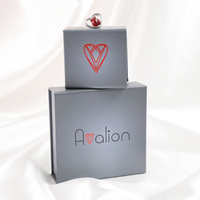 Vente en gros de boîte d'emballage cadeau de bijoux bracelet de luxe en papier rigide personnalisé avec logo emballage de boîtes à bijoux collier