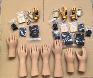 Poignée d'électromyographie dorée Instrument enfichable Style squelette Cosmétiques Type orthopédique implanté à la main - Product Image 6