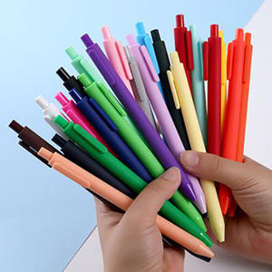 Bolígrafo Retráctil de Plástico ABS Multicolor Promocional de Regalo Elegante y de Venta Caliente NPPL-008XL JR con Logotipo Personalizado, Tinta de Gel de 0.5 mm - Product Image 2