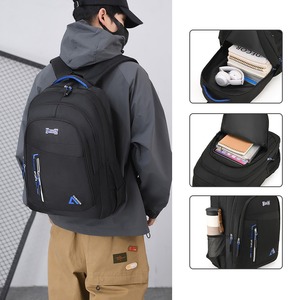 Waterproof Casual <b>Backpack</b> Large Capacity Men's <b>Backpack</b> <b>Black</b> Students <b>Backpack</b> Modern - Product Image 6