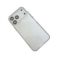 Coque de téléphone en TPU souple transparente, légère, antichoc, protection de l'appareil photo pour 17 Pro Max 18 16 Plus 15 14 13 17 Air