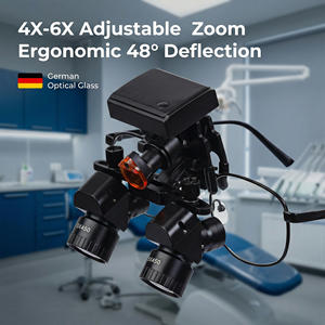 Lupas Quirúrgicas Dentales Eléctricas Ergonómicas con Aumento de 4X-6X, Luz LED de 5W, Binoculares Prismáticos TTL, Odontología de Precisión - Product Image 2