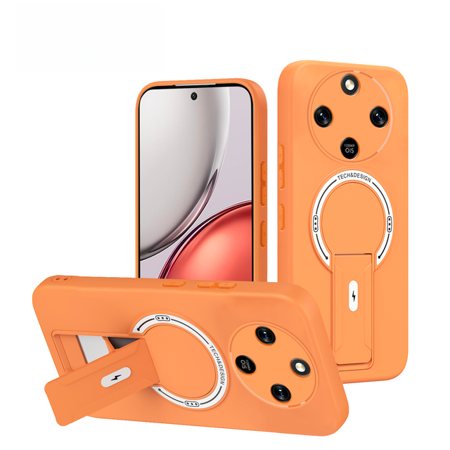 Honeycomb Cooling Magnetic Phone Case for Huawei Pura80 Pro Max P70 Pro Mate80 360° Rotatable Ring Holder Shockproof Cover