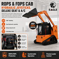 Chargeuse compacte sur chenilles TS65, capacité 1000 kg, avec moteur Xinchai 55 kW, modèle sur chenilles 300x52.5, cabine fermée, prix abordable