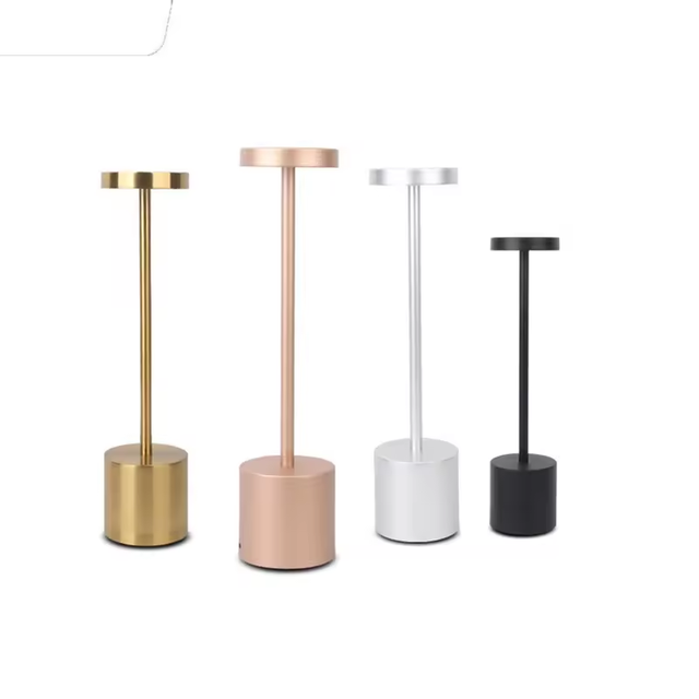 Cordless Table Lamps Rechargeable Portable LED Desk Lamp Battery Powered Desk Light for Restaurant Dining Patio Outdoor Bedroom