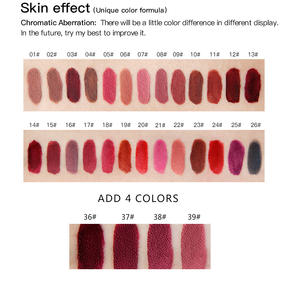 Brillo de labios de 26 colores mate de alta calidad, sin decoloración - Product Image 6