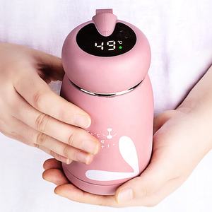 Lovely Portable Cute Kids <b>Drinking</b> Baby Flask <b>Bottle</b> With <b>Straw</b> Flask With Smart Temperature Display - Product Image 4