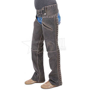 Mejor diseño Logotipo personalizado Impresión Mujeres Full Chaps Material de cuero ligero de alta calidad para deportes de equitación - Product Image 2