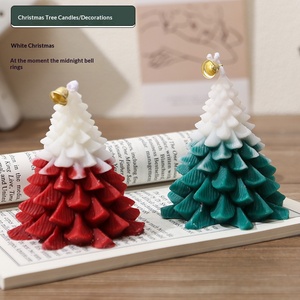 Accesorios Creativos para Fotografía, Juego de Regalo de Velas Aromáticas con Forma de Árbol de Navidad, Decoración para el Hogar, Regalo Navideño - Product Image 3