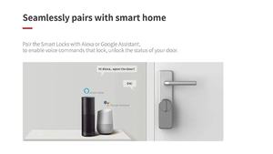 自動ロックトゥヤBLEコードキーパッドを改造デッドボルトユーロほぞりラッチリムロックドリルなし交換ドアロック - Product Image 6