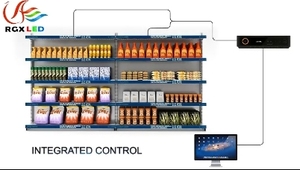 Pantalla LED Digital para Borde de Estante RGX P1.875 a Todo Color, Venta Directa de Fábrica, Ideal para Publicidad en Supermercados, Tiendas y Almacenes - Product Image 3