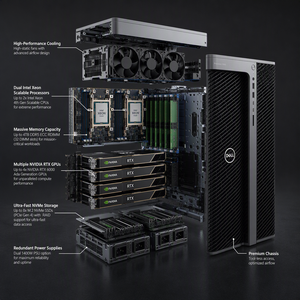 Station de travail Tower 7960 W9-3495X 128G DDR5 RTX A6000 Ada PC de calcul professionnel Processeur Xeon Calcul haute performance - Product Image 5