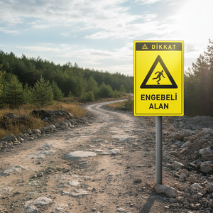 Panneaux de signalisation routière réfléchissants pour zones dangereuses - Product Image 3