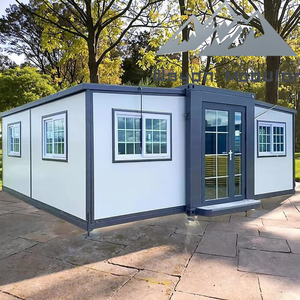<span class=keywords><strong>Casa</strong></span> Prefabricada Expandible de Dos Alas Blancas Wayon con Ventanas Decorativas de Celosía para Villa en el Patio Trasero - Product Image 1