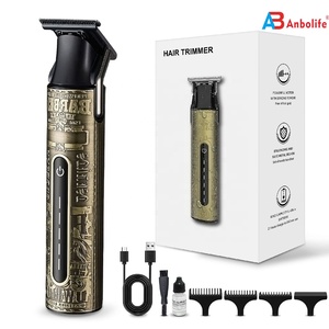 Anbolife <span class=keywords><strong>Tondeuse</strong></span> électrique pour hommes Lame en acier inoxydable Affichage numérique IPX6 70min d'autonomie <span class=keywords><strong>Tondeuse</strong></span> à cheveux rechargeable Type-C - Product Image 4