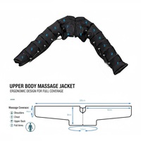 Appareil de pressothérapie de qualité médicale, système de massage par pression d'air, veste et pantalon de drainage lymphatique pour le bien-être du corps entier