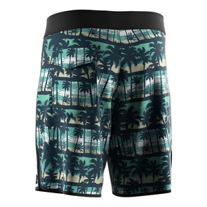 RISE Men's Quick Dry Swim Trunks Summer Holiday Board Shorts with Pocket for Beach <strong>Surf</strong> Custom <strong>Print</strong> - Product Image 2