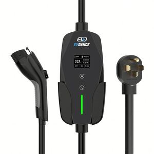 Cable cargador EV portátil Tipo 1 Cargador de coche eléctrico ajustable Estación de carga EV de 7.68KW con pantalla LED - Product Image 2