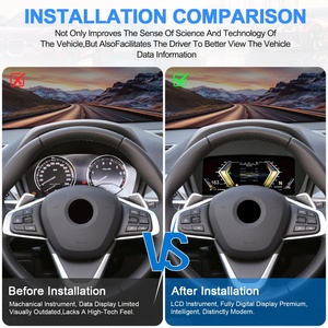 Navihua - Ventes Flash : Tableau de Bord Numérique LCD pour Voiture, Compteur de Vitesse Automatique, Carplay pour BMW Séries 1 et 2 (F20, F22, F45, F52), X1 (F48), X2 (F39) - Product Image 4