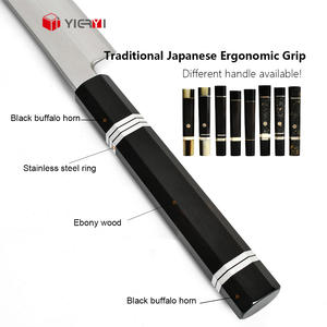 سكين سمك سلمون ياباني طويل من الدرجة 10Cr15MoV سكين سوشي ساشيمي عالي الكربون من الفولاذ للطاهي - Product Image 5