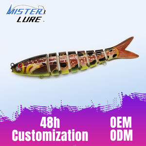 MISTER LURE Swimbait 19.8g 135mm Snoekbaars Lokmiddel Crappie Versterkte Gewrichten voor Baars Snoekbaars Kunststof Hard Aas - Product Image 1