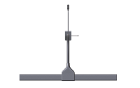 Lampe de lecture de table LED en forme de T avec pince, échantillon gratuit, réglable, à intensité variable, avec capteur tactile
