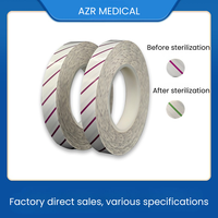 Ruban indicateur de stérilisation au plasma médical jetable AZR MEDICAL AZR-PT1250 de haute qualité pour emballage en papier crépon