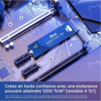 2TB W Blue SN5000 NVMe Internal Solid State Drive SSD - PCIe Gen 4.0, M.2 2280, hingga 5,150 MB/s