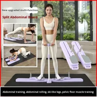 Appareil de ski mécanique pliable, type split, pour amincissement des jambes et entraînement des muscles du plancher pelvien, avec écran LED, planche d'exercice abdominale à domicile