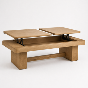 Modern <b>Small</b> Square Solid Wood <b>Table</b> for Home <b>Sofa</b> Living Room or Apartment for Coffee or Tea Rustic Style - Product Image 1