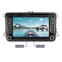 Système de navigation GPS radio Android 10 8 cœurs Meihua 7 pouces avec écran tactile Carplay Lecteur multimédia pour VW