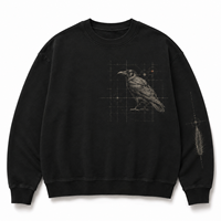 Felpe Promozionali Nere in Cotone Stile Streetwear con Collo Tondo, Opzione French Terry, Stampa Grafica Personalizzata OEM, Basso MOQ