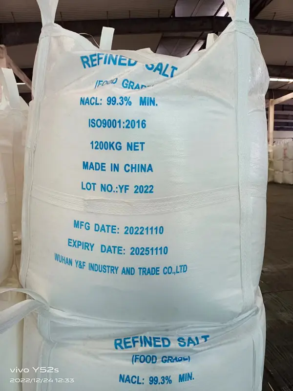 NaCl Harga Lebih Baik industri kelas pembuatan garam sodium vakum kering garam jalan garam sodium klorida