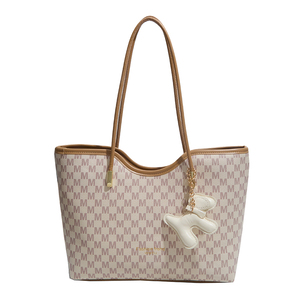 Sac fourre-tout en <span class=keywords><strong>cuir</strong></span> PU grande capacité JINZE3107 pour femme, avec une seule bandoulière, élégant et tendance, idéal pour le <span class=keywords><strong>travail</strong></span> et les trajets quotidiens - Product Image 1
