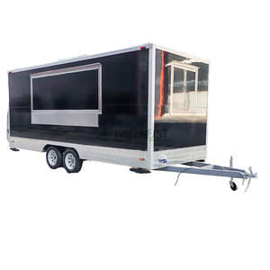 Thép không gỉ thức ăn nhanh quán cà phê quán cà phê cửa hàng thực phẩm Trailer truy cập với đầy đủ thiết bị thực phẩm xe tải container - Product Image 6